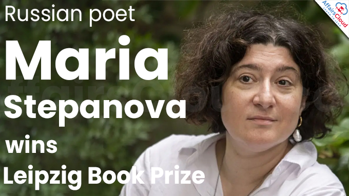 Russian poet Maria Stepanova wins Leipzig Book Prize
