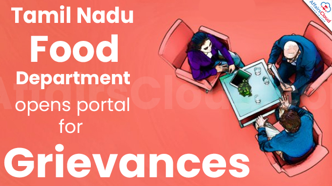 Tamil Nadu Food Department opens portal for grievances
