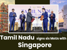 Tamil Nadu signs six MoUs with Singapore