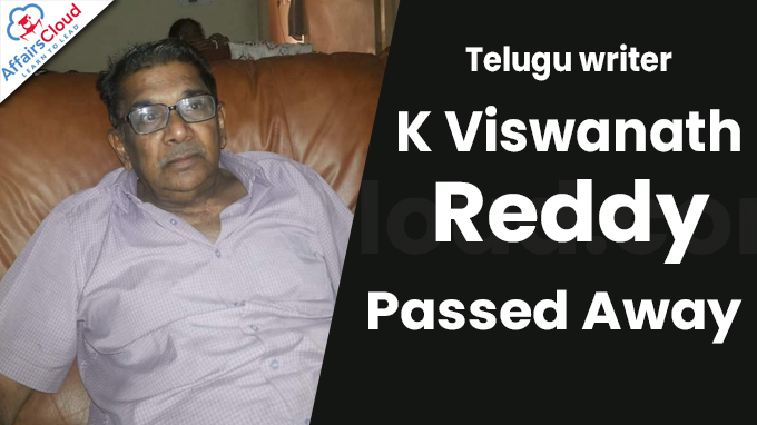 Telugu writer K Viswanath Reddy dies
