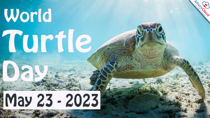 World Turtle Day May 23 2023 