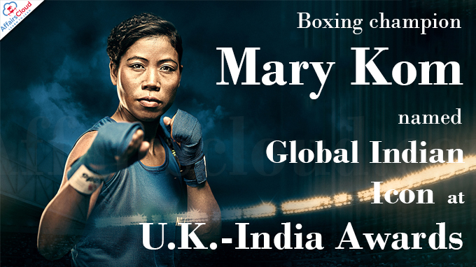 Boxing champion Mary Kom named Global Indian Icon at U.K.-India Awards