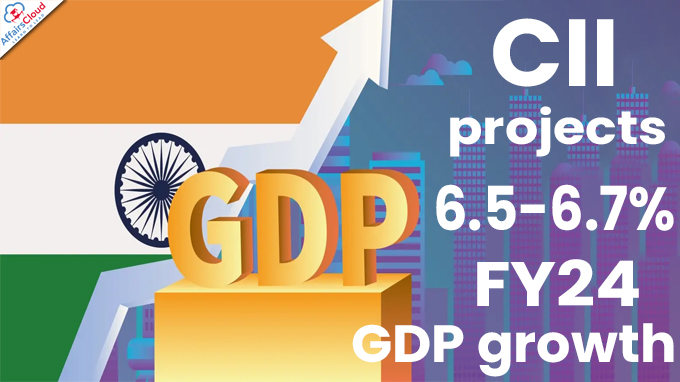 CII projects 6.5-6.7% FY24 GDP growth