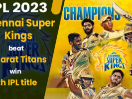 Chennai Super Kings beat Gujarat Titans to win IPL 2023