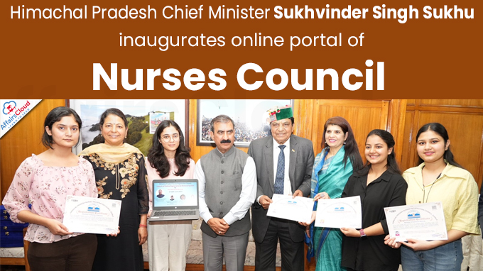 Himachal CM Sukhu inaugurates online portal of Nurses Council