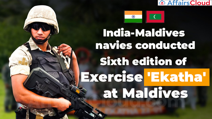 India-Maldives navies conducted