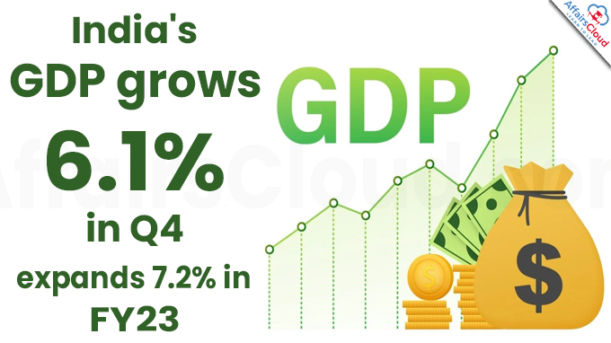 India's GDP grows 6.1 in FY23