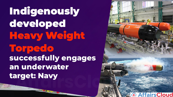 Indigenously developed Heavy Weight