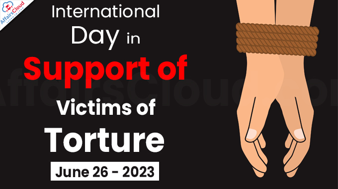 International Day in Support of Victims of Torture - June 26 2023