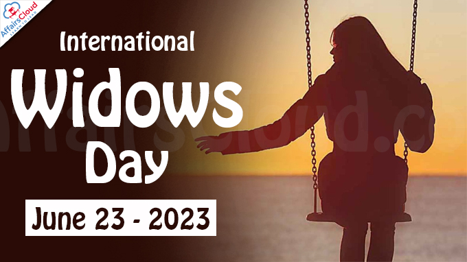 International Widows Day - June 23 2023