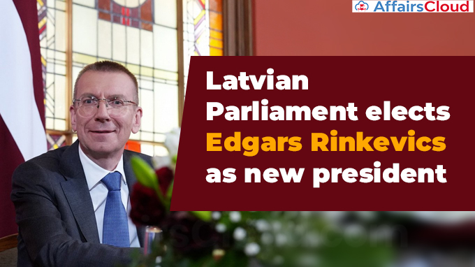 Latvian Parliament elects Edgars