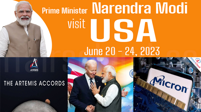 PM Narendra Modi's visit to USA from June 20 - 24, 2023