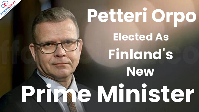 Petteri Orpo Elected As Finland's New Prime Minister