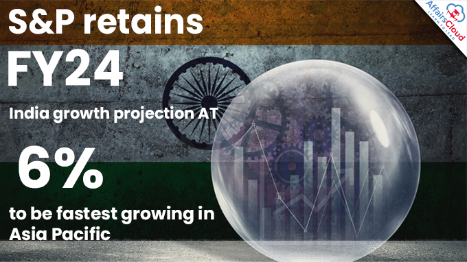 S&P retains FY24 India growth projection at 6%