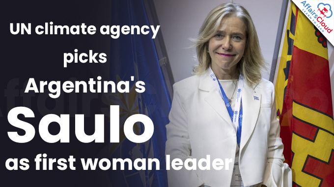 UN climate agency picks Argentina's Saulo as first woman leader