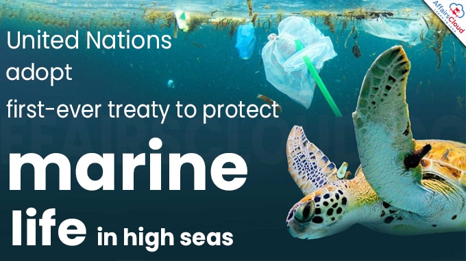 United Nations adopt first-ever treaty to protect marine life in high seas