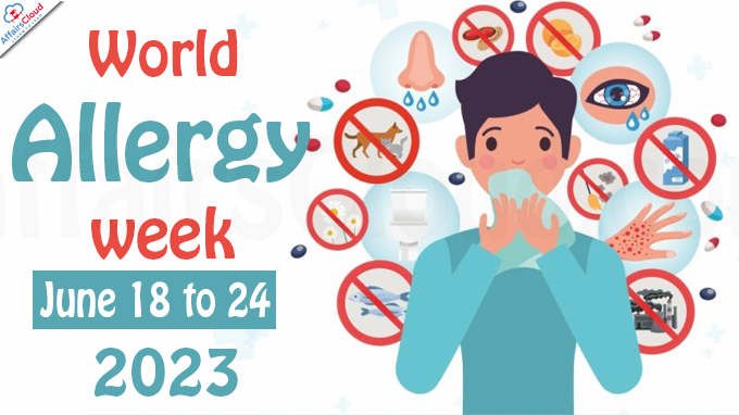 World Allergy week - June 18 to 24 2023