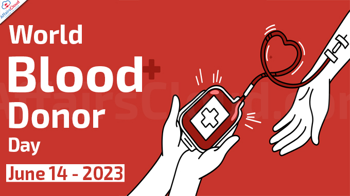 World Blood Donor Day 2023 - June 14