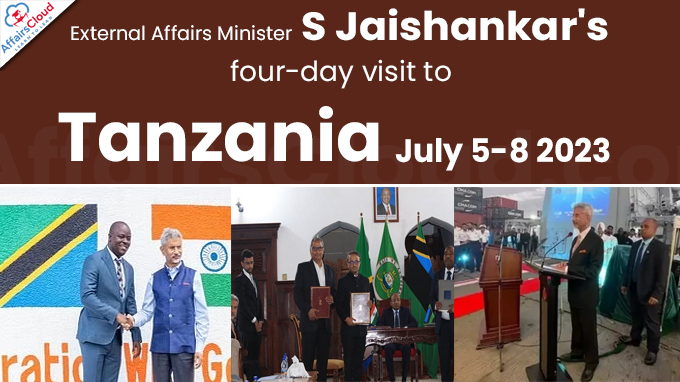 EAM S Jaishankar's four-day visit to Tanzania from July 5-8 2023