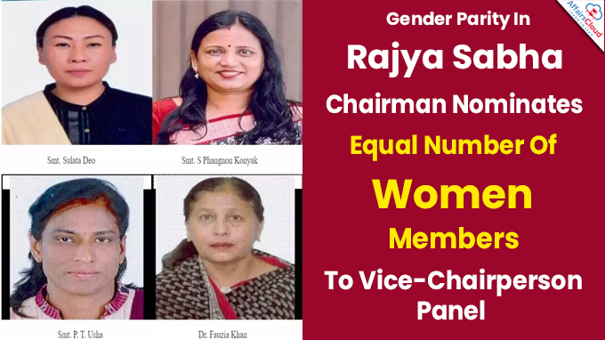 Gender Parity In Rajya Sabha