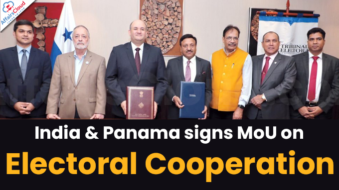 India & Panama signs MoU on Electoral Cooperation