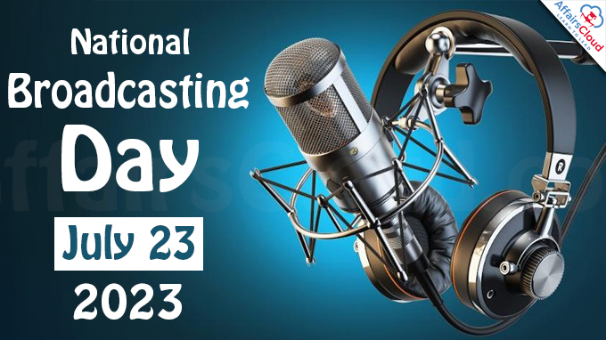 National Broadcasting Day - July 23 2023