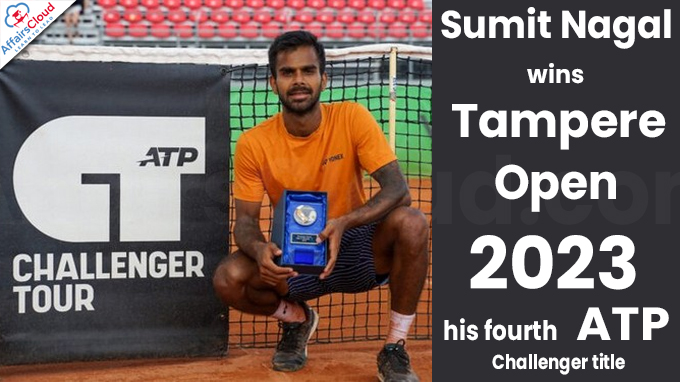 Sumit Nagal wins Tampere Open 2023, his fourth ATP Challenger title
