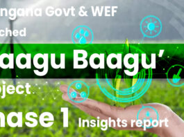 Telangana Govt & WEF launches ‘Saagu Baagu’ project