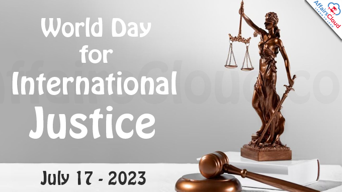 World Day for International Justice - July 17 2023