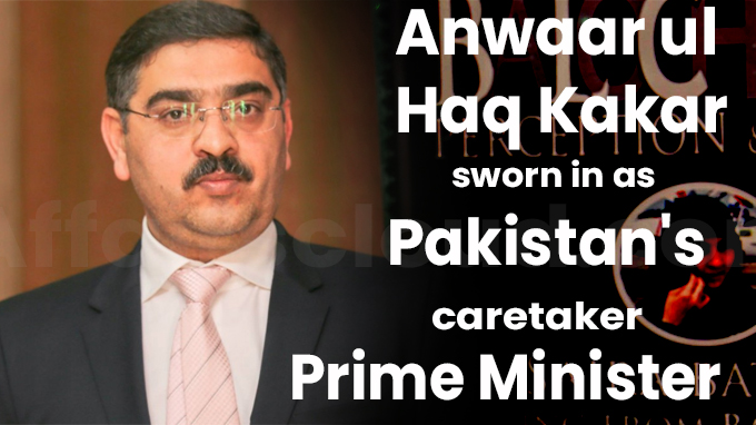 Anwaar-ul-Haq Kakar sworn in as Pakistan's caretaker Prime Minister 1