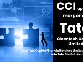 CCI approves merger of Tata Cleantech Capital Limited (TCCL)