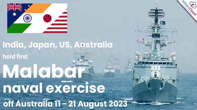 India, Japan, US, Australia hold first Malabar naval exercise off Australia 11 - 21 August 2023