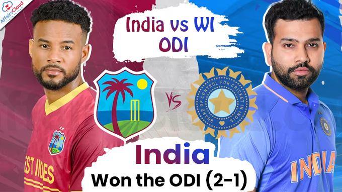 India Won the ODI (2-1)