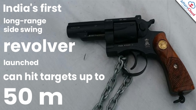 India's first long-range side swing revolver launched, can hit targets up to 50 m