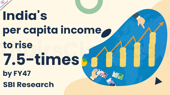 India's per capita income to rise 7.5-times by FY47 (1)