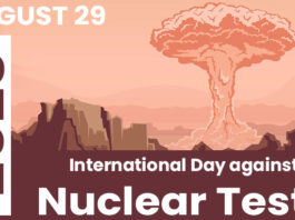 International Day against Nuclear Tests - August 29 2023