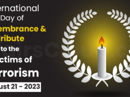 International Day of Remembrance and Tribute to the Victims of Terrorism - August 21 2023