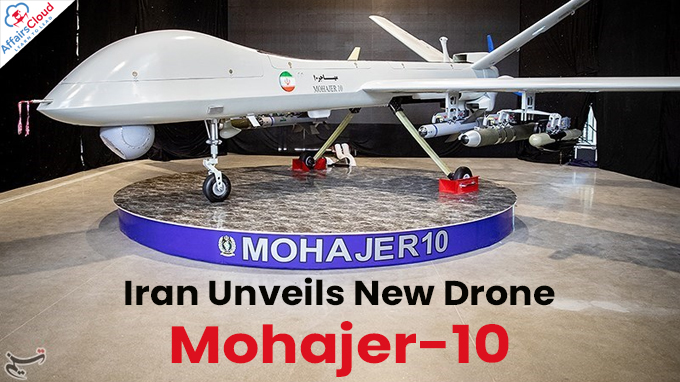 Iran Unveils New Drone – Mohajer-10 (1)