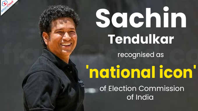 Sachin Tendulkar recognised as 'national icon' of Election Commission of India (1)