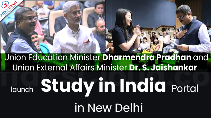 Shri Dharmendra Pradhan and Shri S. Jaishankar jointly launch Study in India (SII) Portal in New Delhi