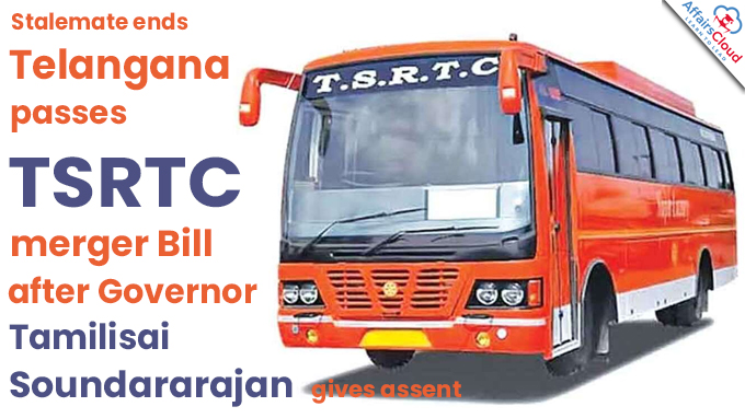 Stalemate ends Telangana passes TSRTC merger Bill