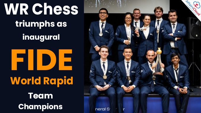 WR Chess triumphs as inaugural FIDE World Rapid Team Champions