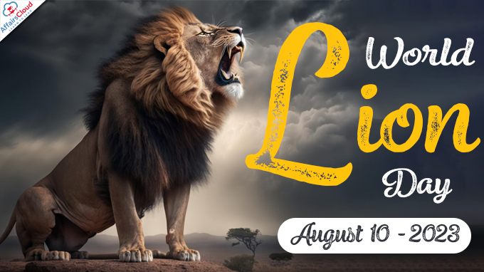 World Lion Day - August 10 2023