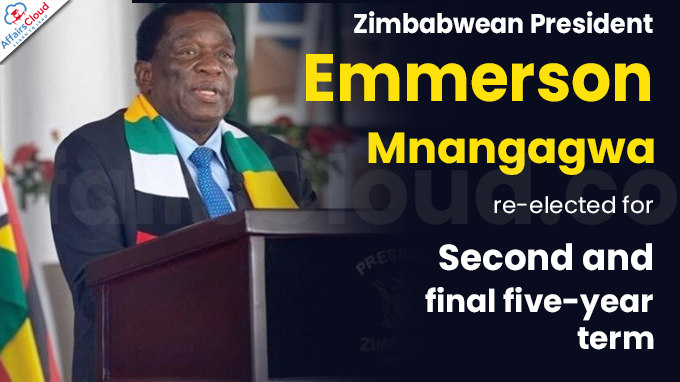 Zimbabwean President Emmerson Mnangagwa re-elected for second and final five-year term