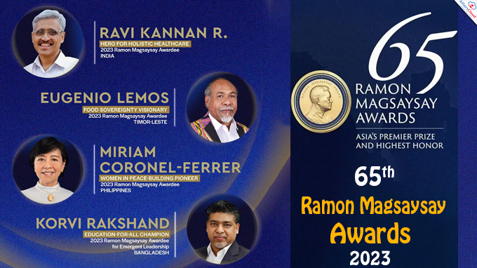 65th Ramon Magsaysay Awards 2023