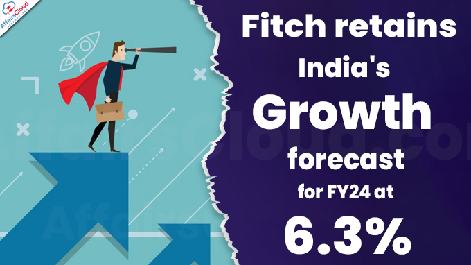 Fitch retains India's growth forecast for FY24 at 6.3%