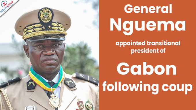 General Nguema appointed transitional president of Gabon following coup