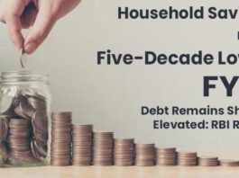Household Savings Fall to Five-Decade Low in FY23