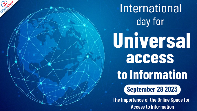 International Day for Universal Access to Information - September 28 2023