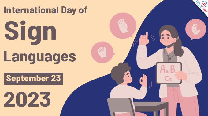 International Day of Sign Languages - September 23 2023
